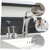 BUTIFULSIC 2pcs Aluminum Alloy Razor Storage Stand for Shaving Brush Holder Compact Durable Desktop Base for Mens Safety Razor Organization and Travel Use view 4