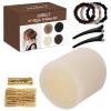 70 * 5"Updo Hair Hair Bumps, Volume Insert Kit Accessories with 20 Bobby Pins, 20 U-Shape Pins, 2 Duckbill Clips, 3 Hair Ties Ponytail Volumizer For Bun, Wedding, Party (Blonde) view 1