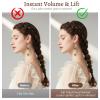 70 * 5"Updo Hair Hair Bumps, Volume Insert Kit Accessories with 20 Bobby Pins, 20 U-Shape Pins, 2 Duckbill Clips, 3 Hair Ties Ponytail Volumizer For Bun, Wedding, Party (Blonde) view 2
