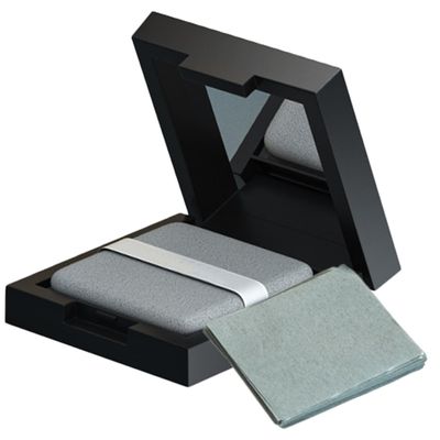 HAKIDZEL Oil Control with Portable Mirror and Puff Face Oil Absorbing Blotting Papers for Oily and Combination Skin Control and Pore Absorption Convenient Makeup Touch Up Tool