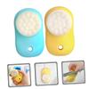 AUTSUPPL 2pcs Double Sided Silicone Facial Cleaning Brush Lightweight Portable Face Washing Tool for Women Unclogs Pores Removes Dead Skin Travel Friendly Exfoliator view 3