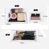 3Pcs Transparent Mini PVC Makeup Bag Small Clear Plastic Cosmetic Organizer Bag Pouch with Snap Closure for Vacation Travel, Bathroom Organizing Tools and Accessories view 2