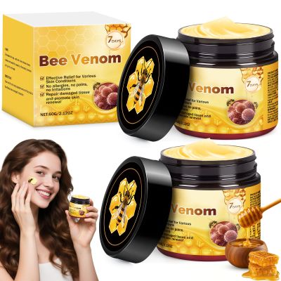 2PCS Bee Venom Skin Treatment Cream,Bee Venom Cream,Advanced Professional New Bee Venom,Suitable For All Skin Types