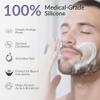 2 Pack Face Scrubber,Silicone Facial Cleansing Brush for Men & Women,Reusable Gentle Facial Waterproof Cleansing Skin Brush Exfoliating Scrubber for Sensitive Skin (Gray+Purple) view 2