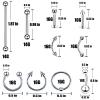 Body Septum Piercing Jewelry, 14G 16G Nose Tongue Lip Ear Eyebrow Belly Button Cartilage Tragus Industrial Barbell Helix Daith Body Jewelry with Piercing Needles (Silvery- 33 Piece Set) view 4