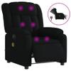 SKM Electric Massage Recliner Chair Black Fabric,Black (Weight 47.62KG) view 2