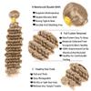 #22 Blonde Bundles Human Hair Deep Wave Bundles 26 Inch Unprocessed Brazilian Virgin Hair Ash Blonde Deep Wave Bundle Human Hair Extensions 50 Gram Per Bundle view 3