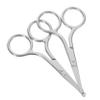 PHENOFICE 2Pcs Stainless Steel Nose Hair and Eyebrow Trimming Scissors Safe Precision Facial Hair Cutting Tools for Women Portable Multi Function Grooming Kit for Daily Use view 1