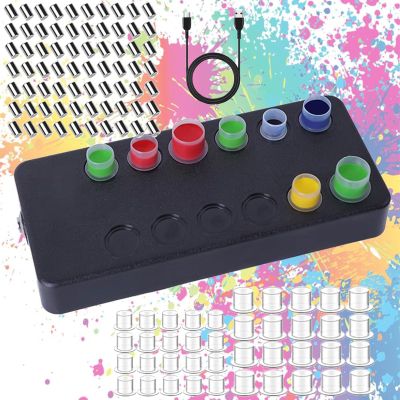 MDYHY Automatic Ink Stirring Machine,Tattoo Ink Pigment Stirrer Magnetic Mixer,Rechargeable Tattoo Ink Pigment Stirrer