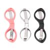 3pcs Small Eyebrow Scissors and Nose Hair Scissor, Beard Moustache Eyelash Nail Trimmer Facial Hair Grooming Scissors view 3