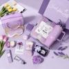 Birthday Gift for Women, Luxury Self Care Spa Gift Basket with Blanket for Mom, Wife, Sister, Friend, Girlfriend, Grandmother, Get Well Soon & Christmas gift for Her view 3