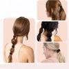 20 Pcs Black Hair Ties for Women - Soft Cotton Ponytail Holders for Thick & Curly Hair, No Damage Stretchy Hair Bands (Multipack Daily Hair Accessories) view 3
