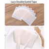 Lace Double Eyelid Tape|Lace Double Eyelid Tape Water Activated|Natural Fiber Invisible Waterproof Lace Eye Lift Tape 240pcs|Portable Breathable Enhancing Adhesive Strips For Hooded/Sagging Eyes (#02) view 2