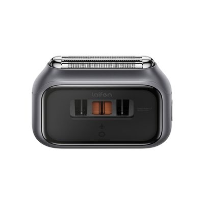 Laifen P3 Pro 3-Blade Electric Shaver, Dual Linear High-Speed Motors 12,000 Cuts/Min, 100-Min Runtime, IPX7 Waterproof, Rechargeable Electric Razor for Men, Travel-Friendly (Space Gray Aluminum Alloy)