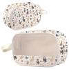 G2TUP Pitbull Clear Makeup Bag Pitbull Owner Gifts American Pitbull Zipper Bag APBT Lover Gifts Pitbull Mom Cosmetic Bag (Pitbull Clear) view 1
