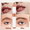 Acavado 2-in-1 Dual Head Eyebrow Trimmer & Flawless Facial Hair Removal for Women, Painless & Gentle Facial Hair Remover for Brows, Chin, Upper Lip, Cheeks, Type-C Charging for Women view 4