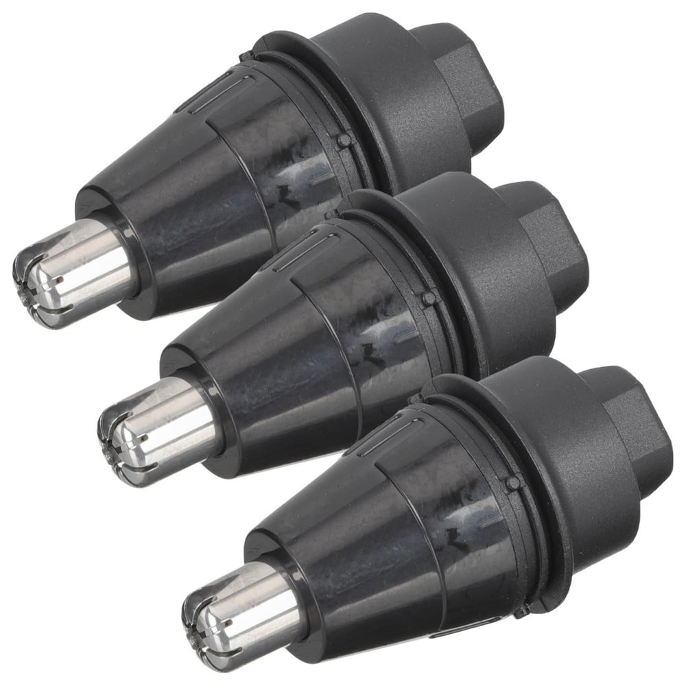 VINTORKY 3pcs Electric Nose Hair Trimmer Replacement Heads and Durable Parts for Beard Razor Tool Easy to Clean and Wash for Men and Women