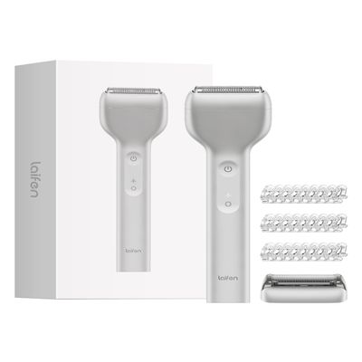Laifen T1 Pro 1-Blade Electric Shaver, High-Speed 12,000 Cuts/Min, Long Hair Trimmer with 3 Guards, for Sparse Beard & Daily Styling, Wet & Dry, IPX7 Waterproof (Aluminum Alloy)