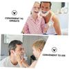 COOLHIYA Rechargeable Mini Electric Razor USB Portable Mens Beard Shaver Lightweight Electric Shaving Razor for Travel with Detachable Head and Safe Material view 3