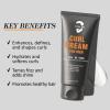 Curl Cream for Men, 5oz | Defines Curls, Controls Frizz & Hydrates with Medium Hold | Sulfate-Free, Organic & Natural Ingredients | Lightweight, Non-Greasy Styling Cream for Wavy & Curly Hair view 3