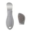 Blackhead Remover Tool,Silicone Face Scrubber, 2 in 1 Nose Scraper for Deep Cleansing,Skin Scrubber Face Spatula, Nose Blackhead Remover, Pore Cleaner Skin Care Tool for Men and Women (Light Gray) view 1