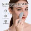 Blackhead Remover Tool,Silicone Face Scrubber, 2 in 1 Nose Scraper for Deep Cleansing,Skin Scrubber Face Spatula, Nose Blackhead Remover, Pore Cleaner Skin Care Tool for Men and Women (Light Gray) view 2