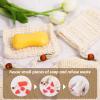 50 Pack Soap Saver Bags, Natural Cotton Linen Mesh Soap Bag with Drawstring for Exfoliating, Foaming, and Drying, Bar Pouch for Bath and Shower Use (3.5x5.5 Inch) view 4