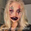 12 Sheets Halloween Tattoo Stickers Halloween Prank Makeup Temporary Tattoos for Adults Waterproof Tattoo Realistic Temporary Tattoos Scary Big Mouth Fake Tattoos for Halloween Cosplay Party view 4