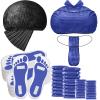 Chicingyou 96 Pcs Spray Tanning Supplies Included Spray Tan Feet Pads Hair Nets Disposable Bra Underwear Caps Kit for Sunless Tan Self Tanning at Home or Salon Accessories (Navy Blue) view 1