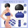 Chicingyou 96 Pcs Spray Tanning Supplies Included Spray Tan Feet Pads Hair Nets Disposable Bra Underwear Caps Kit for Sunless Tan Self Tanning at Home or Salon Accessories (Navy Blue) view 3