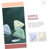 BELLIFFY 6pcs Portable Eyebrow Trimmers with Precision Head for Facial Hair Removal Stainless Steel Razors for Womens Eyebrow Shaping and Fine Hair Detailing in Pearl White Green Purple view 4