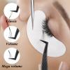 2 Pcs Stainless Steel Eyelashes Tweezer, Lash Tweezers for Eyelash Extensions, 90 Degree Fiber Tip Volume Lash Extension Tweezers for Volume and Classic Lashes view 3