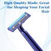 Molain 200Pcs Twin Blade Razors for Men, Twin Blade Disposable Razors With Clear Safety Cap, Stainless Steel Disposable Shaver, Multipurpose Portable Manual Shaver for Bathing Hotel Travel view 3