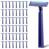 Molain 200Pcs Twin Blade Razors for Men, Twin Blade Disposable Razors With Clear Safety Cap, Stainless Steel Disposable Shaver, Multipurpose Portable Manual Shaver for Bathing Hotel Travel view 4