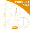 150 Pcs Disposable Eyeliner Brush Set Ultra-fine Point Eye Liner Applicator Cosmetic Eyelash Brush Wands Applicator White Makeup Eye Liner Tools for Eyelash Lip Liquid Eyeliner Lipstick view 2