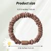 12 Pcs Silk Scrunchies Small Silk Hair Ties 6 Colors Elastic Thick Hair Accessories Cute Soft No Slip Hairs Elastics Ponytail Holder for Curly Hairs No Damage Hairties Ladies Festival Gifts view 2