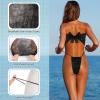 Chicingyou 144 Pcs Spray Tanning Supplies Included Spray Tan Feet Pads Hair Nets Disposable Bra Underwear Caps Kit for Sunless Tan Self Tanning at Home or Salon Accessories (Black) view 4