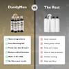 DandyMen Mens Shower Set  Shampoo, Conditioner, Body Wash & Shower Oil  Cleansing & Moisturizing Grooming Kit for Hair & Skin (Obsidian Cardamom) view 3