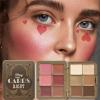 Contour Makeup Kit - Blusher and Cream Foundation Set, 12-Color Face Shading Palette | Smooth Texture Concealer, Natural Glow Makeup for Girls Daily Styling, Events, Travel Beauty Bag Use view 3