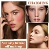 Contour Makeup Kit - Blusher and Cream Foundation Set, 12-Color Face Shading Palette | Smooth Texture Concealer, Natural Glow Makeup for Girls Daily Styling, Events, Travel Beauty Bag Use view 4