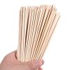 100 PCS 7 Inches Wood Double Heads Cuticle Pusher Stick, Extra Long Orange Wood Sticks for Nails Stick Manicure Pedicure Tool Nail Cuticle Remover and Cleaning Tool Set for Home and Salon view 1