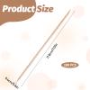 100 PCS 7 Inches Wood Double Heads Cuticle Pusher Stick, Extra Long Orange Wood Sticks for Nails Stick Manicure Pedicure Tool Nail Cuticle Remover and Cleaning Tool Set for Home and Salon view 2
