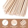 100 PCS 7 Inches Wood Double Heads Cuticle Pusher Stick, Extra Long Orange Wood Sticks for Nails Stick Manicure Pedicure Tool Nail Cuticle Remover and Cleaning Tool Set for Home and Salon view 4