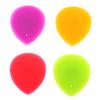 DEARMAMY 4Pcs Silicone Facial Cleansing Brush Soft Deep Cleaning Face Scrubbers for Women and Gentle Exfoliating Skin Massage Portable for Home and Travel view 1
