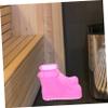 COOLHIYA Creative Foot Bathing Shoes for Heat Resistant PVC Foot Soaking Boots with Capacity Durable High Density Material Warmth for Relaxation and Improved Circulation Rosy Small view 4