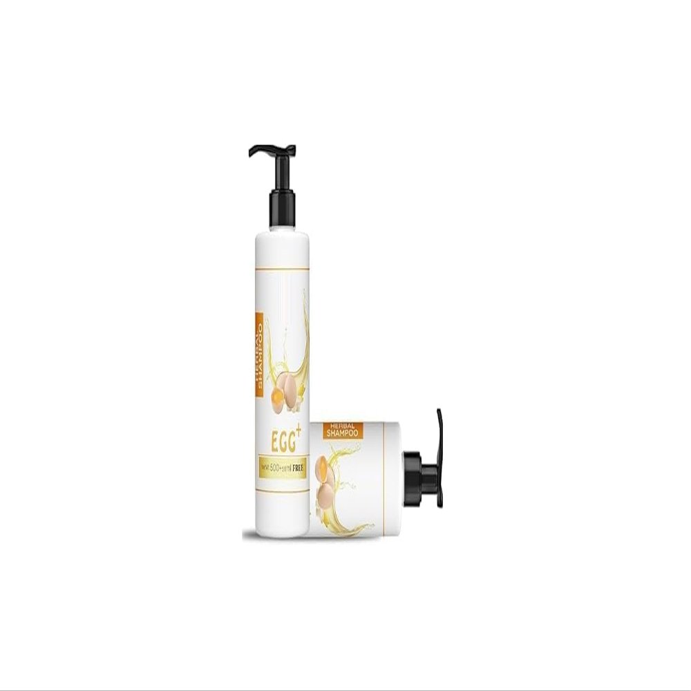 Egg Shampoo For Hair Growth | Egg & Banana Shampoo For Hair Loss | | Anti-Dandruff | Anti-Hair Fall | Ideal for Shiny, Healthy Hair | Organic And Natural - 550ml(18.6 Oz)