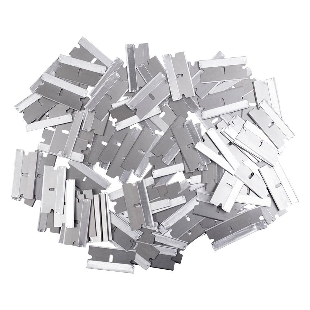 100 Pc Set Pack Box Universal Utility Safety for Razor Refill Blades Single for Edge