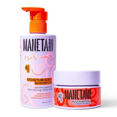 Beginner Basic Bundle | Moisturising Shampoo 237ml & Multipurpose Conditioner 200gm | Protein/Moisture Balanced for Curly, Wavy & Frizzy Hair