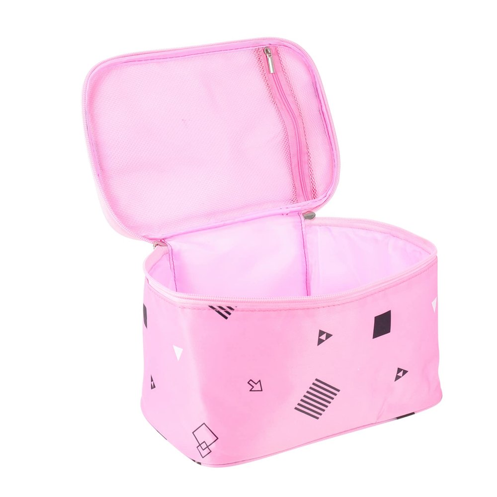 1 Pc Cosmetic bag Personal Care Bag pencil bag pouch makeup brush holder travel bags for women carry on cosmetic pouch Cosmetic Case cosmetics small Oxford cloth Miss grocery bag(Pink)