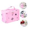 1 Pc Cosmetic bag Personal Care Bag pencil bag pouch makeup brush holder travel bags for women carry on cosmetic pouch Cosmetic Case cosmetics small Oxford cloth Miss grocery bag(Pink) view 3